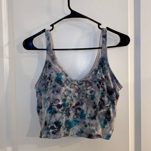 Lululemon Align Tank Top- Size 10, Color Blue Tie Dye
